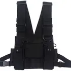 Shoulder Bag Men Shoulder Bags Chest Rig Bag Hip Hop Men Functional Waist Packs Adjustable Pockets Waistcoat