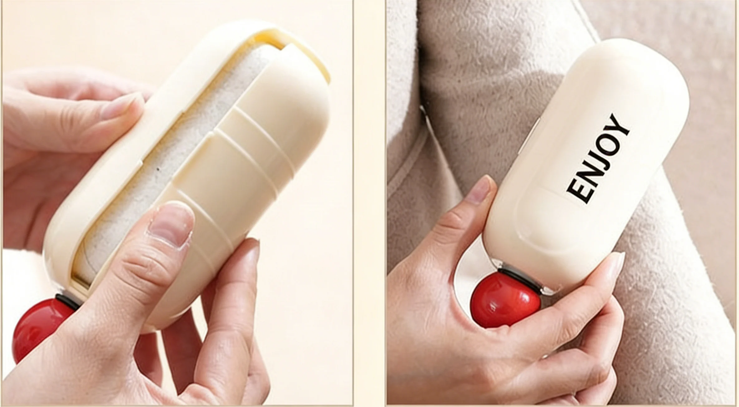 New 2in1 Portable Pet Hair Remover Roller Washable Reusable With Scraper for Cleaning Clothes Sofa Pet Hair supplier