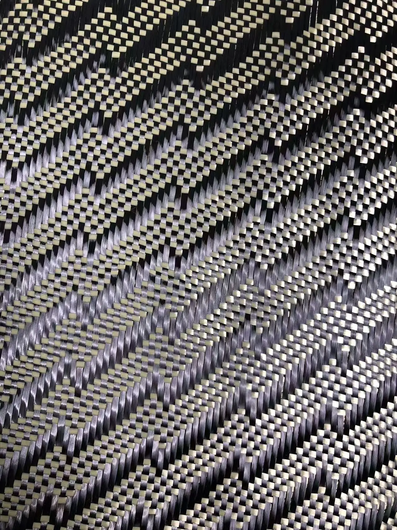 3k 240G Custom 3d Jacquard Lightning Pattern Yellow Carbon Fiber Fabric 3k 240G Custom 3d Jacquard Lightning Pattern Yellow Carbon Fiber Fabric