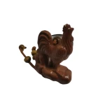 Wood Carved 12 Zodiac Ornaments Chicken