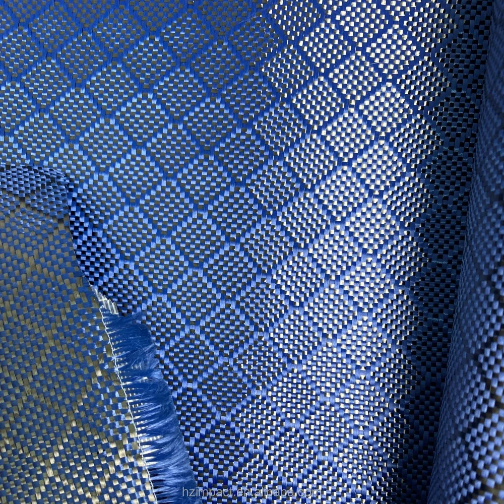 Blue Carbon Fiber Fabric Jacquard Weave Pattern Little Square Design Waterproof Black Carbon Fiber Fabrics Blue Carbon Fiber Fabric Jacquard Weave Pattern Little Square Design Waterproof Black Carbon Fiber Fabrics