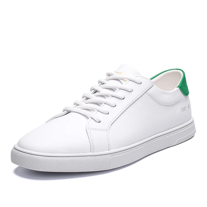 pure leather white sneakers