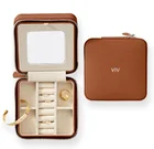 Jewelry Jewellery Jewellery Box New Arrival Saffiano Leather Jewelry Storage Bag Travelling Jewellery Box