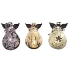 Decorative Ball Clear Christmas Decoration Glass Angel Ball LED Light
