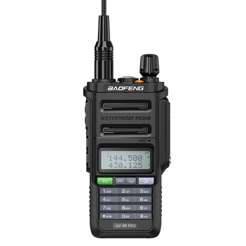 BAOFENG UV-9R walkie talkie dual band with keypad IP67 waterproof handheld radio baofeng uv9r two way radio talkie