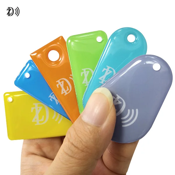 Customized Waterproof Rfid Smart Keychain 13 56mhz Nxp Mifare 1k 4k F08