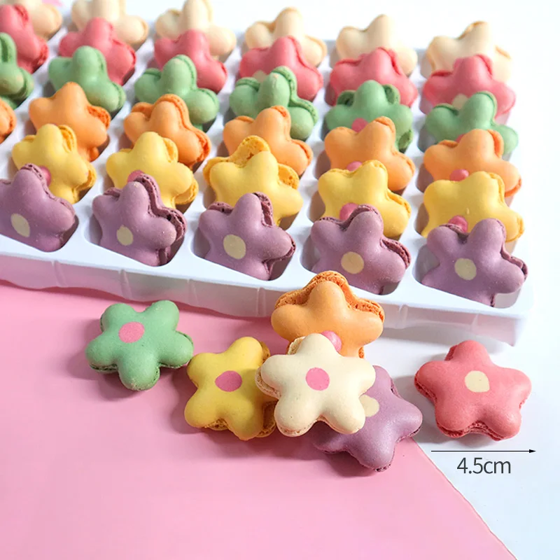 Hot sale 84pcs cake decoration Birthday party gift macaron biscuit sandwich cookies wheat flour breakfast biscuits