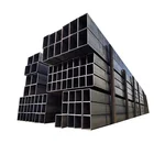 Steel Tube Ms Pipe Price High Quality SS400 STKR400 Ms Steel Black Square Steel Pipe And Rectangular Steel Tube