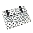 Handbags OEM Custom Fashion Luminous Geometric Handbags Pu Leather Ladies Shoulder Hand Bags For Women
