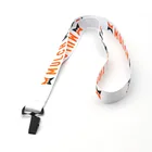 Personalized Lanyard Wholesale Manufacturer Cheap Women Personalized Woven Fabric Custom Plain Lanyard