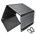 Panel Foldable Solar Panel With Water Resistant 22W Mono-crystalline Battery Charger For Outdoor Use