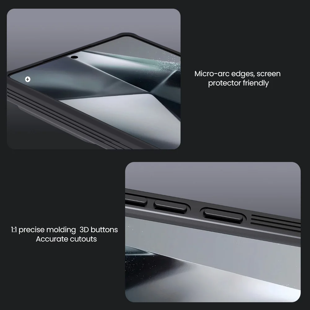 product tpu and pc material full cover lens cap protective phone case for samsung s25 edge laudtec-9