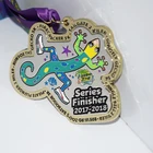 Alloy Color Custom Logo Zinc Alloy Run Race Marathon Color Fiesta Sports Medals