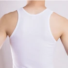 Vest Men Hot Sale Men's Vest Cotton Tank Tops Sports Breathable White Gym Ribbed Tank Top Men