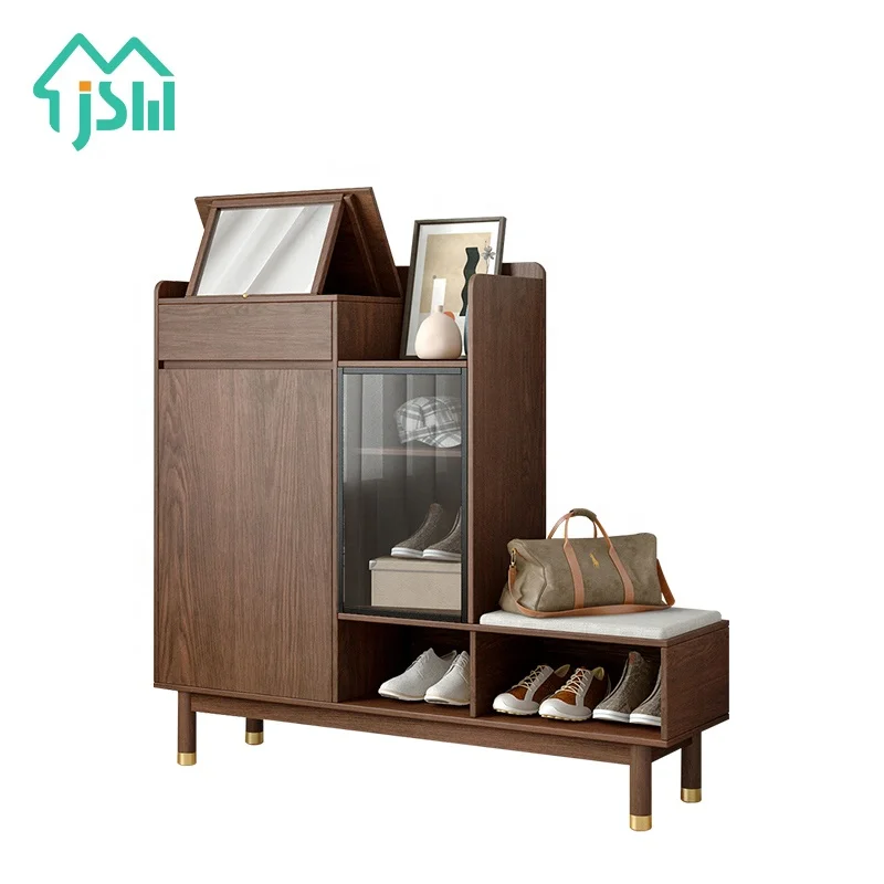 Customized Modern Living Room Shoe Rack Strong Storage Furniture  Shoes Rack Wood Cabinet Home