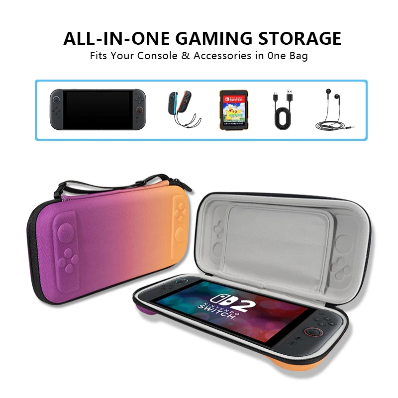 Factory Logo Switch 2 Box NS 2 Storage case Hard EVA Handheld Video Game Console NS Case Accessories manufacture