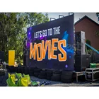 Movie Cinema Led Screen Pantalla Led Exterior 3 X 4 Cinema Film 20Ft Panel Outdoor Events Display Movie Theater Screen