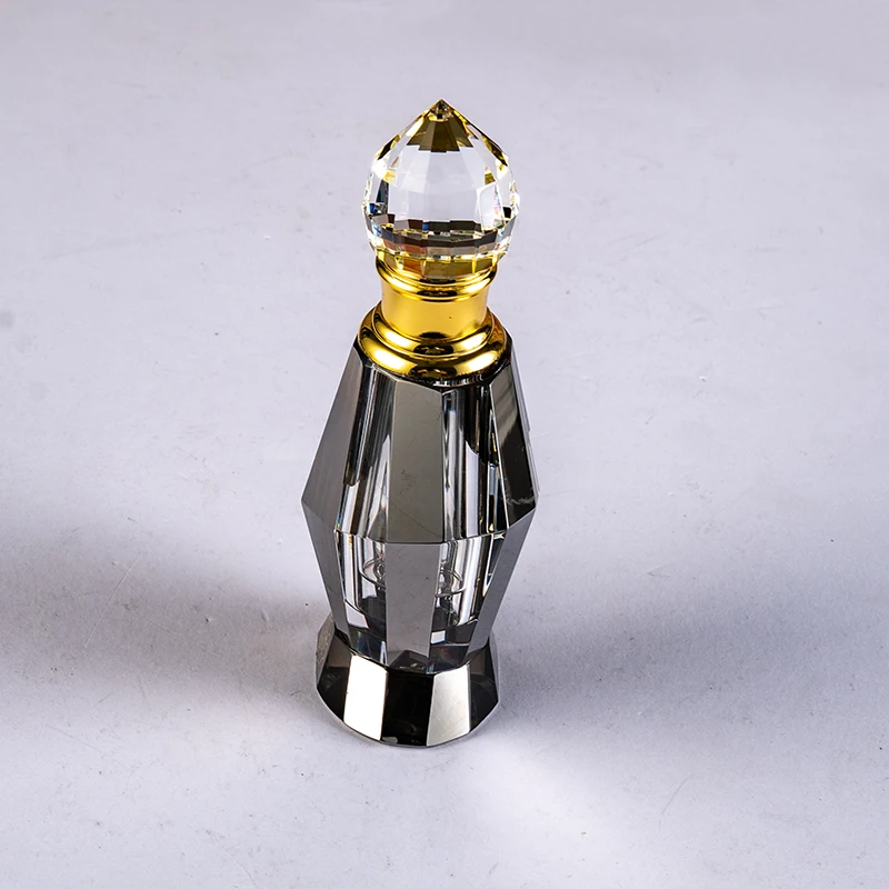 product new design beveled edge atmospheric 6ml glass empty bottle can be customized fashionable crystal perfume bottle-10