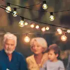Wedding Lights Party Wedding Garden Decorative 50feet Globe Led G40 Bulb Outdoor String Lights Patio Lights