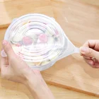 Food Lids Six-piece Set Reusable Keep Food Fresh Shaped Silicone Fresh Cover Seal Bowl Covers And Food Stretch Lids