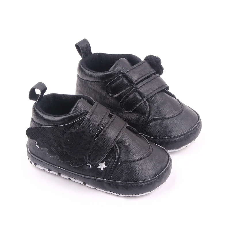 Spring and Autumn New Boys and Girls wings PU Surface Casual Shoes Baby Walking Shoes supplier