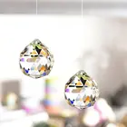 Crystal HBL K9 40mm Clear Glass Crystal Ball Prism Pendant Suncatcher For Gift