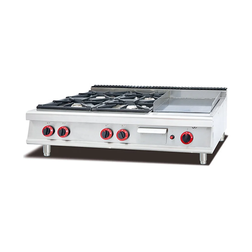 table top 4 burner gas cooker