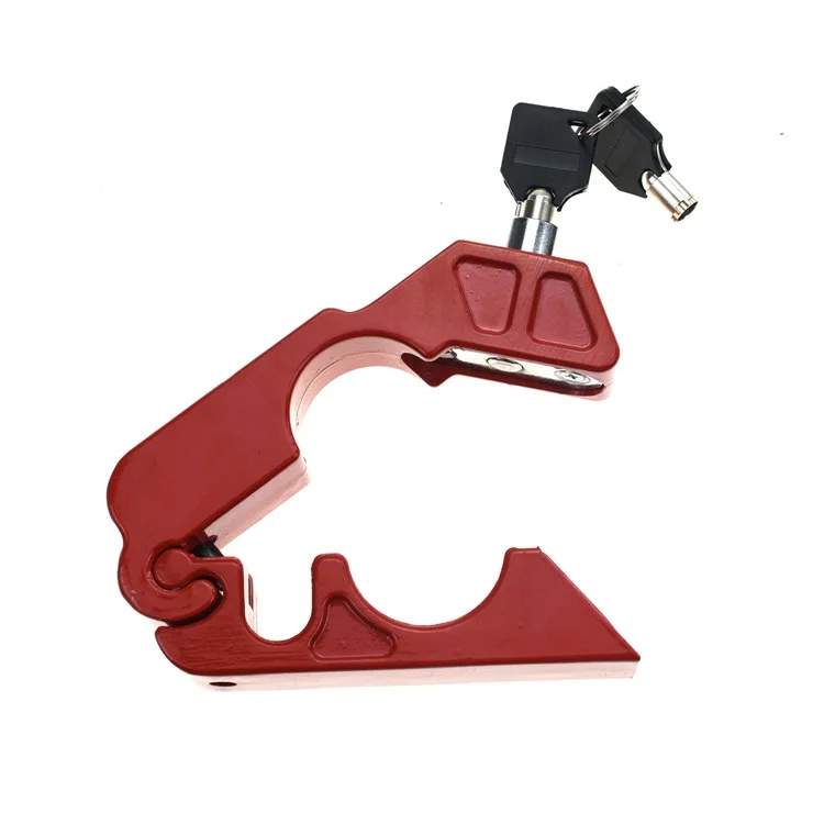 Durable Blue Aluminum Alloy Motorcycle Brake Lock Anti-Theft Heavy Duty Security Device 390g for Motocross Mopeds Scooters ATVs