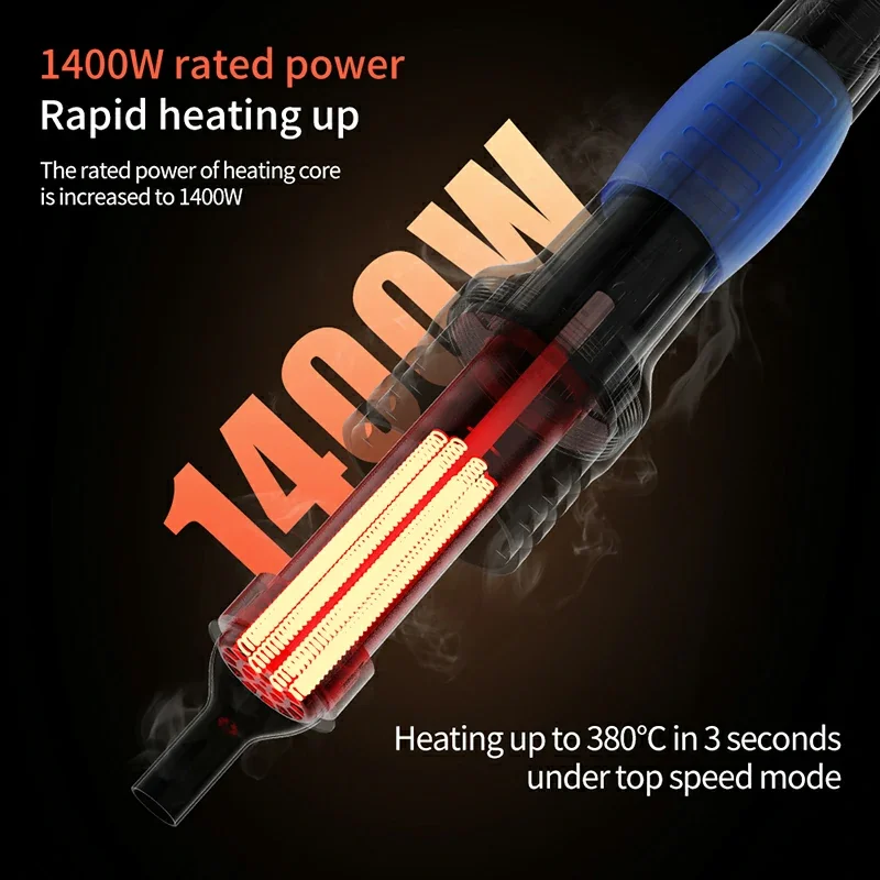 AiXun H314 High Power 1400W Smart Hot Air Heating Digital Intelligent Rework Station for SMD BGA Repair Tool Welding Station