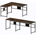 Desk 2021 Hot Sale L Shape Large Capacity Easy To Install Computer Desk