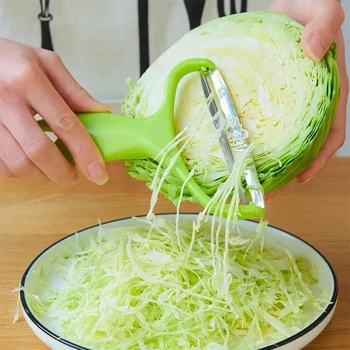 Wholesale Custom Stainless Steel Cabbage Slicer Vegetable Graters Durable Salad Peeler Kitchen Cutter Gadgets