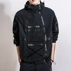 Hoodies Nylon Hoodie New Arrival Men's Hoodies Nylon Waterproof Breathable Men Jacket Streetwear Style Men Gym Hoodie