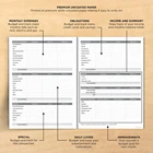 Oem Family Planner Journal OEM Logo Monthly Budget Planner Notebook Family Finance Money Tracker Journal