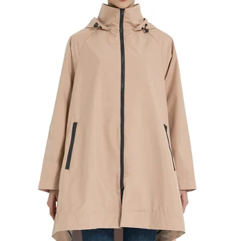 OEM Ladies Trench coat Windbreaker Women Customized Waterproof Women Coat