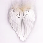Wings New Product Wings Shape With Feather Ornaments For Christmas Decoration