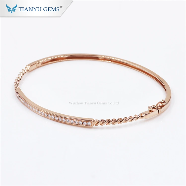 Tianyu Gems Thin Charm Bracelet 14k 