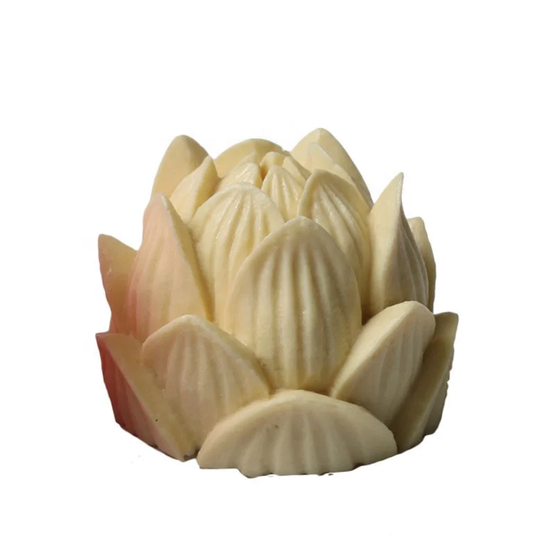 Best Price Lotus Silicone Soap Mold for Soap Candle Chocolate Candy Silicone Molds for Soaps Bombs Baking Fondant