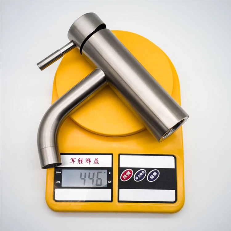 Single Handle Stainless Steel Bathroom Basin Faucet