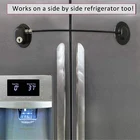 Window Refrigerator Safety Lock Children's Window Refrigerator Safety Limit Lock With Stainless Steel Key Cylinder.
