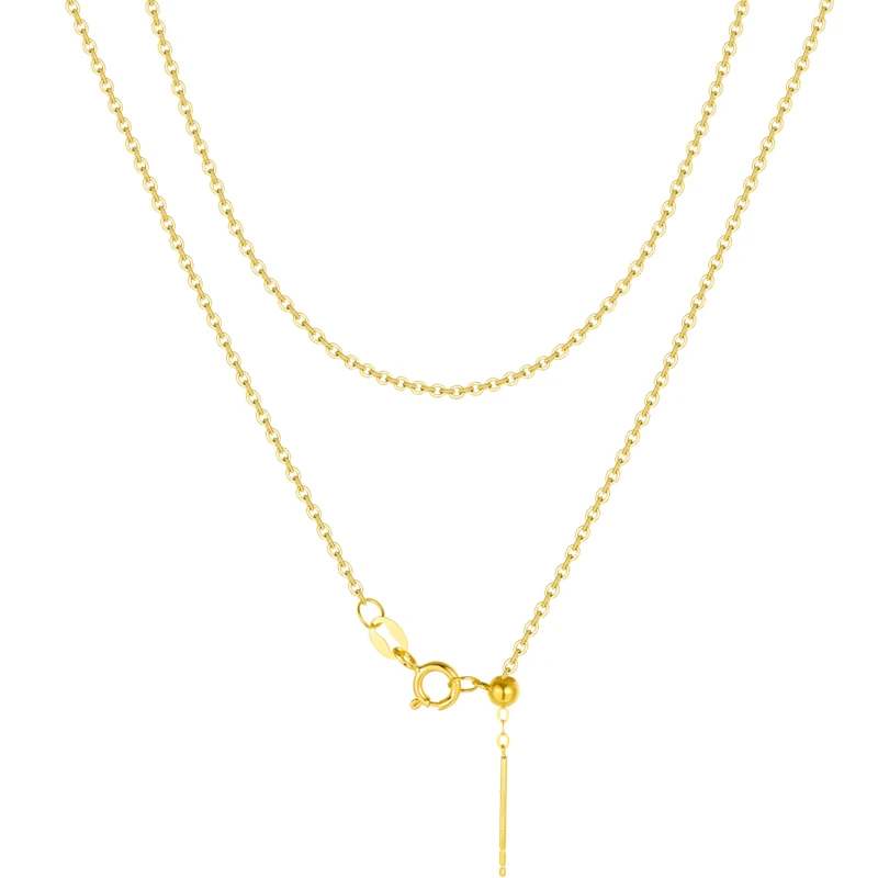18k Gold Universal O Style Necklace 