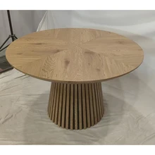 Nordic Luxury Modern Solid Wood Dining Room Table Round Dining Tables Chairs Wooden Dining Table Set 4 Chairs