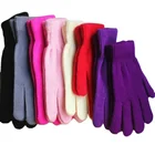 Cheap Wholesale Custom Boys Girls Kids Teenagers Knit Gloves With Print Logo