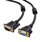Xput 15Pin VGA Cable Male To Female Monitor VGA Extension Cable Adapter Black