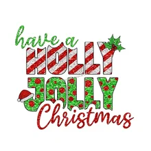 DTF Transfer Film Ready to Press Custom Christmas Heat Transfers Designs Print Iron on T-Shirt