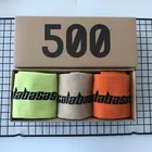 Socks Sock Manufacturer KANGYI 3 Pairs Fashion Socks Ribbed Yeezy 500 Socks With Fashion Box