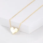 Heart Heart Design Necklace 2021 Most Popular Fashion Gold Heart Shaped Necklace