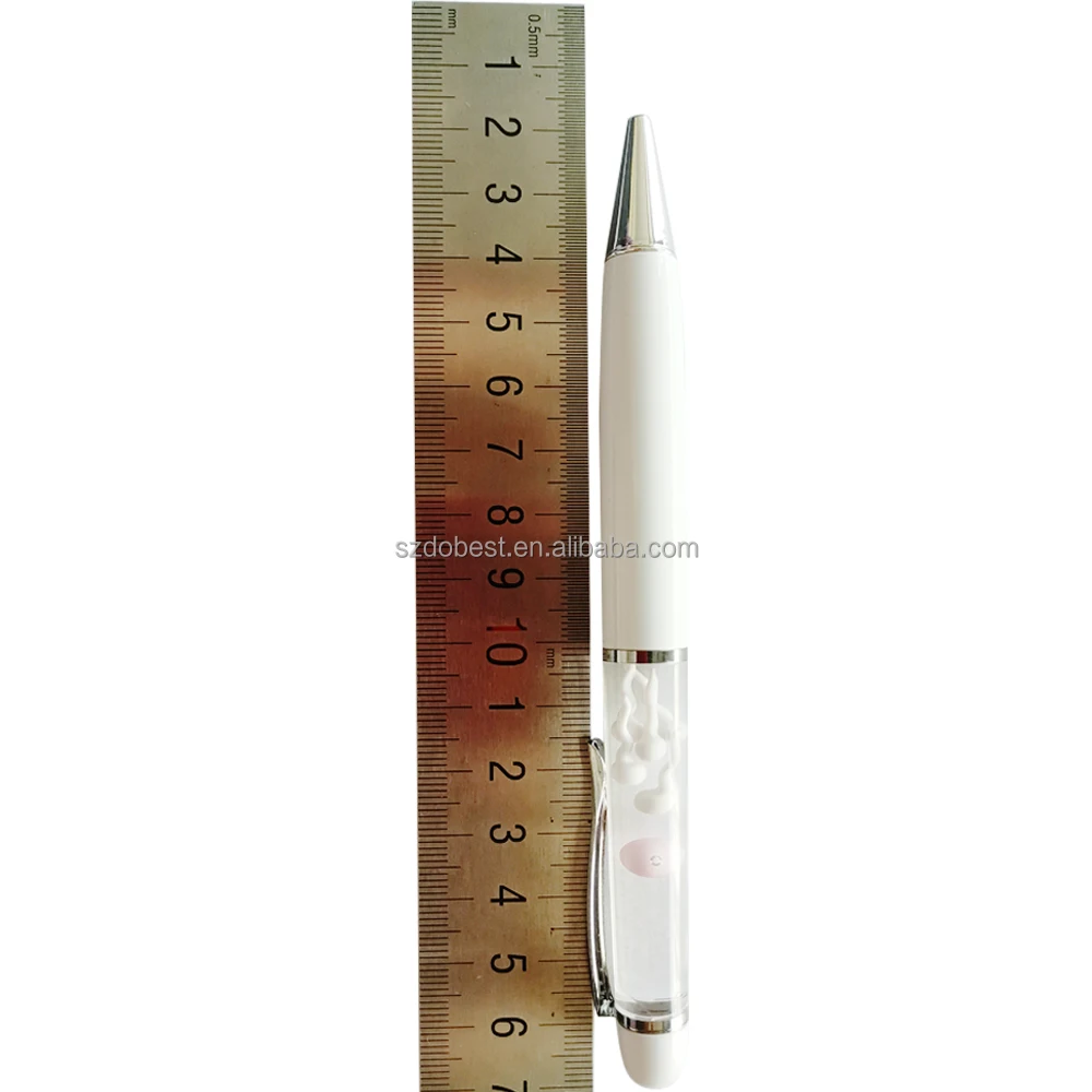 Custom Naked Woman 2d Pvc Floater Pen Promotional Liquid Oil Strip Pens