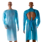 Gown Cpe Coat Gown Disposable Cpe Isolation Gown Medical Disposable Hospital Cpe Gown