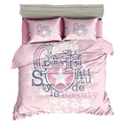 Printed Flat Sheet China High Quality Digital Printed Pure Cotton Factory Cotton Flat Sheet