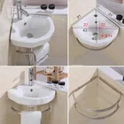 Manufacturer Wholesale Customization Above Mounted Bathroom Sinks With Mirror Ceramics Single Bowl Bathroom Set Sink